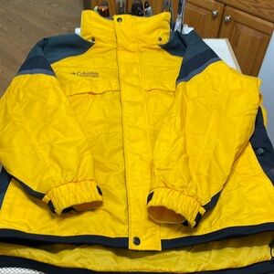 Columbia Sportswear Company Yellow Interchange Ski Jacket - Sz XL